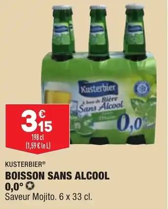 ALDI Boisson sans alcool 0,0 KUSTERBIER offre