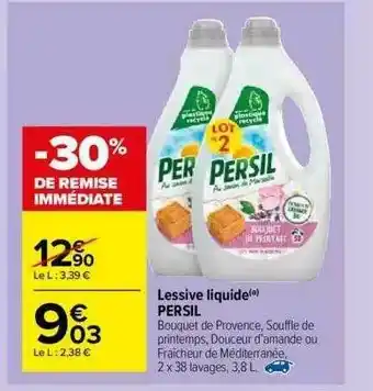 Carrefour Market Lessive Liquide Persil offre