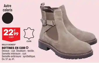 ALDI Bottines en cuir offre