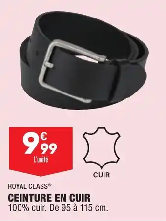 ALDI Ceinture en cuir offre