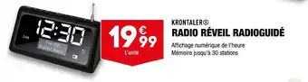 ALDI Radio réveil radioguidé offre
