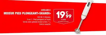 ALDI Mixeur pied plongeant skandi offre