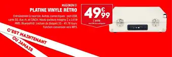 ALDI Platine vinyle rétro offre