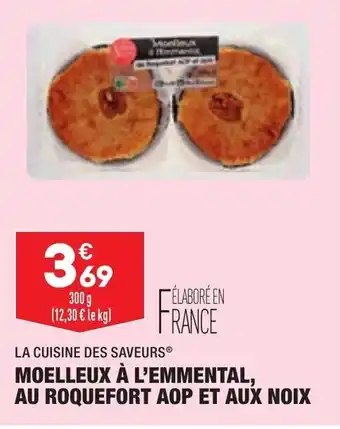ALDI Moelleux à l'emmental, au roquefort aop et aux noix LA CUISINE DES SAVEURS offre