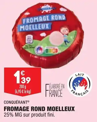 ALDI Fromage rond moelleux CONQUÉRANT offre