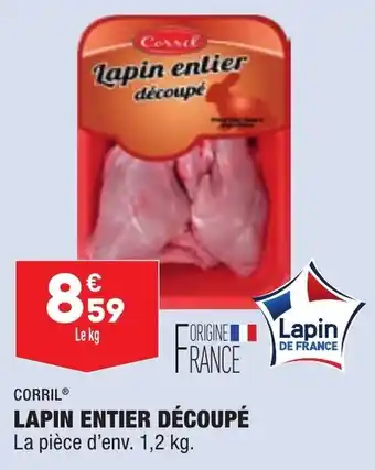 ALDI Lapin entier découpé CORRIL offre