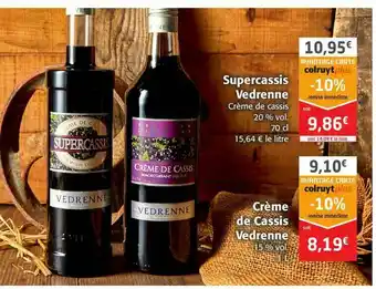 Colruyt Supercassis Vedrenne, Crème De Cassis Vedrenne offre