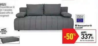 Conforama Banquette-lit Cardiff offre