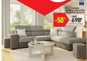 Conforama Canapé D'angle Convertible Réversible Spencer offre