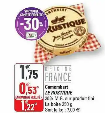 Camembert Le Rustique