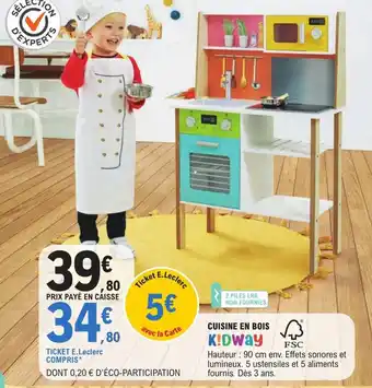 E.Leclerc Cuisine en bois offre