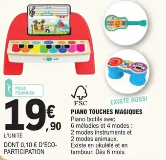 E.Leclerc Piano touches magiques offre