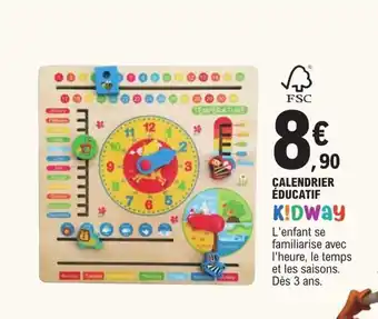 E.Leclerc Calendrier éducatif offre