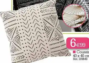 Kandy Coussin 40 X 40 Cm offre