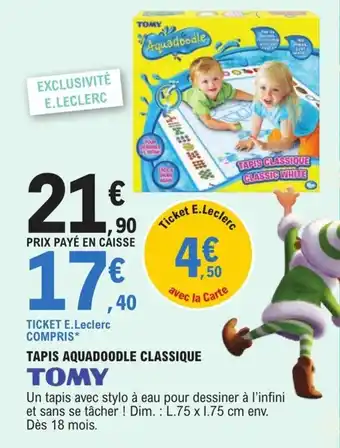 E.Leclerc Tapis aquadoodle classique offre