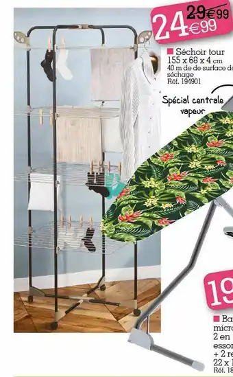 Kandy Séchoir Tout 155 X 68 X 4 Cm offre
