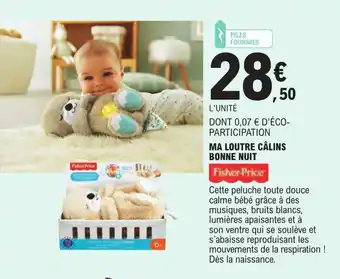 E.Leclerc Ma loutre câlins bonne nuit offre