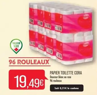 Match Papier toilette CORA offre