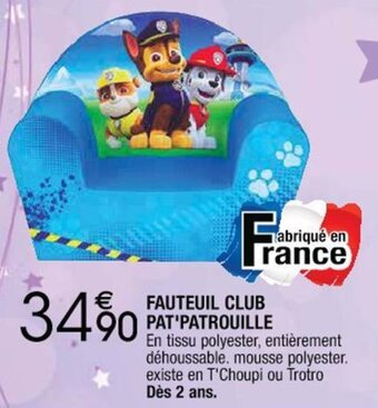 Fauteuil Club Pat'Patrouille