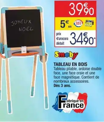 Cora x Carrefour Tableau en Bois offre