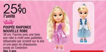 Cora x Carrefour Poupée Raiponce Nouvelle Robe offre