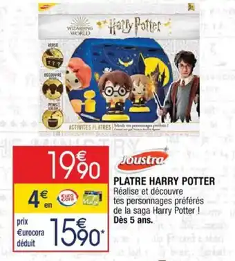 Cora x Carrefour Platre Harry Potter offre
