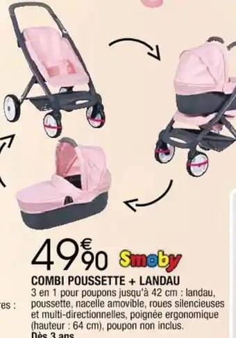 Cora x Carrefour Combi Poussette + Landau offre