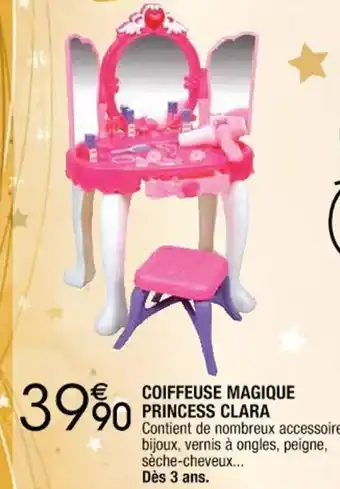 Cora x Carrefour Coiffeuse Magique Princess Clara offre