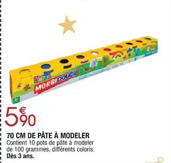 Cora x Carrefour 70 Cm de Pâte à Modeler offre