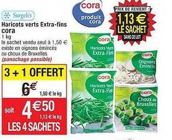 Haricots verts extra-fins cora