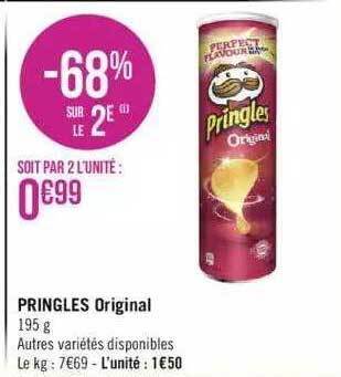 Géant Casino Pringles original offre