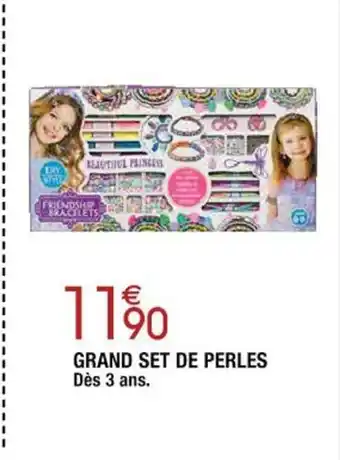 Cora x Carrefour Grand Set de Perles offre