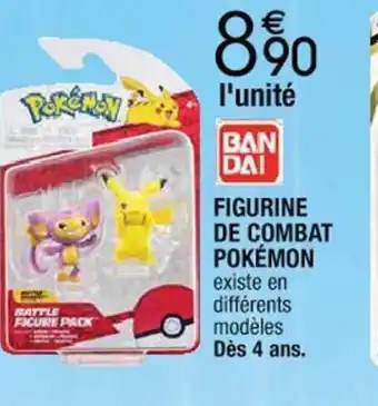 Cora x Carrefour Figurine de Combat Pokémon offre
