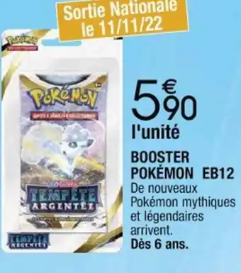 Cora x Carrefour Booster Pokémon EB12 offre