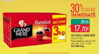 Match Café Moulu Grand Mere offre