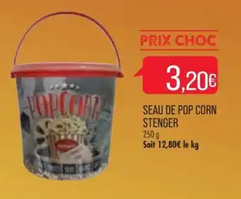 Match Seau de Pop Corn Stenger offre