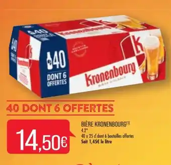 Match Bière Kronenbourg offre
