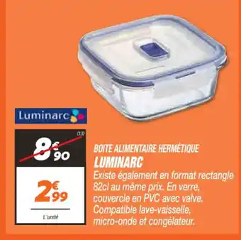 Netto Boite Alimentaire Hermetique Luminarc offre