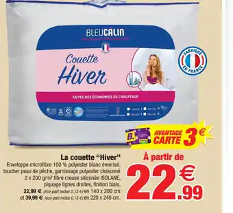 Bazarland La Couette Hiver offre
