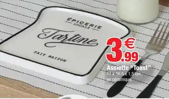 Assiette Toast