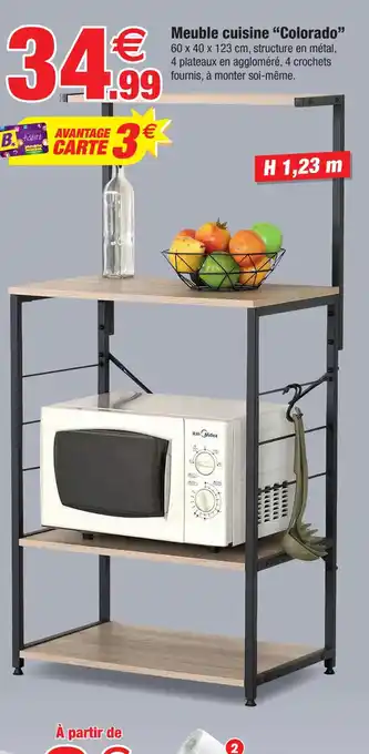 Bazarland Meuble cuisine Colorado offre