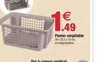 Bazarland Panier Empilable offre