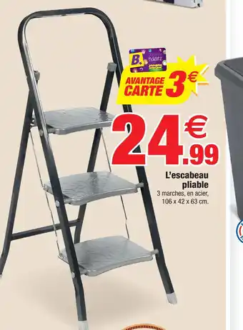 Bazarland l'Escabeau Pliable offre
