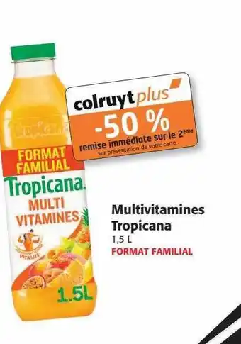 Colruyt Multi vitamines tropicana offre