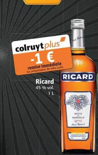 Colruyt Ricard offre