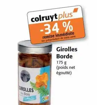 Colruyt Girolles borde offre