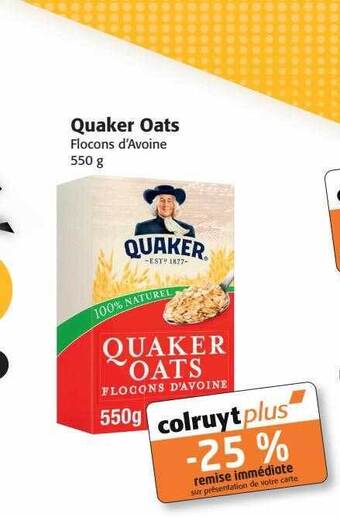 Colruyt Quaker oats offre