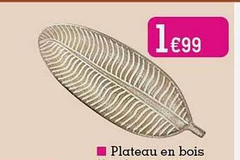 Kandy Plateau en bois offre