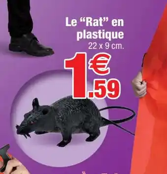 Bazarland Le Rat En Plastique offre