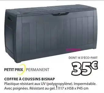 Coffre à coussins bisnap